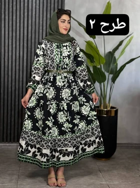 پیراهن فلور طرح ترک کد 1884