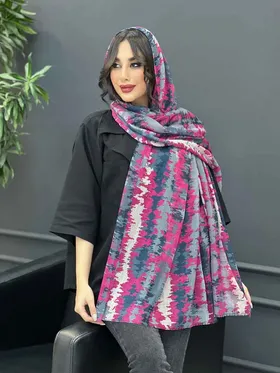 شال آبرنگی حریرنخ
