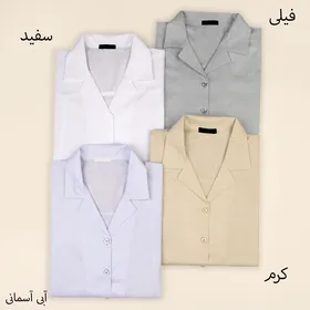 شومیز لینن 17919