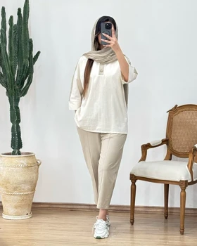 تونیک و شلوار لینن