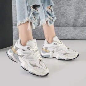 کفش و کتانی زنانه و دخترانه مدل نیوبالانس 9060 NEW BALANCEرنگ سفید کد 8793