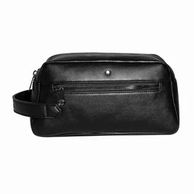 کیف دستی چرمی دو زیپ Mont Blanc مدل MB30448-Plus