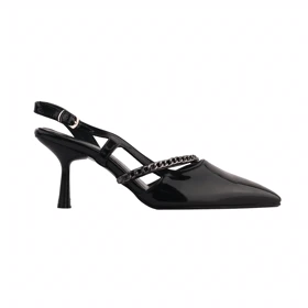 کفش پاشنه‌بلند مدل کارتیر ورنی کد 4118