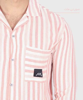 پیراهن مردانه کنفی و یقه انگلیسی 0771