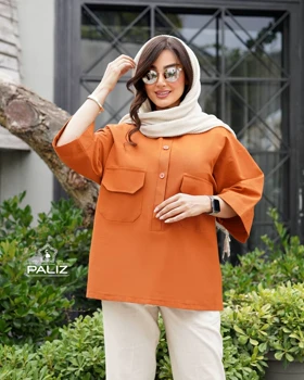 مانتو لینن رنگی