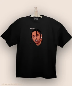 تیشرت لش مردانه و زنانه طرح تراویس اسکات کد 941