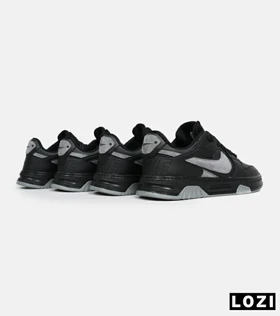 کفش کتانی مردانه و زنانه مشکی طوسی نایک NIKE AIR FORCE