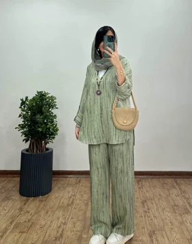 ست مانتو و شلوار نیکو