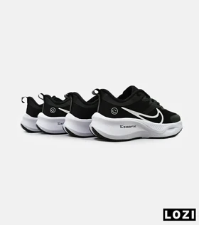 کفش کتانی بزرگ پا مشکی سفید NIKE zoom x smiley