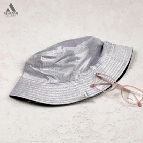 کلاه باکت براق Bucket Hat HA108 (نقره‌ای)