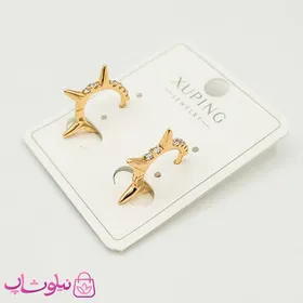 گوشواره حلقه‌ای ژوپینگ اسپایک دار