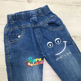 شلوار لی کودک گتر بهار طرح لبخند