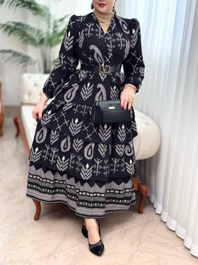 پیراهن چین‌دار نسیم 3190