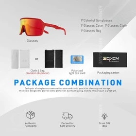 عینک KAPVOE SCVCN S60 08 فریم قرمز لنز بنفش