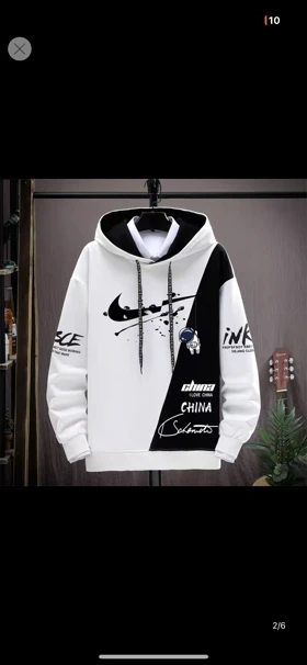 هودی 3 نخ کرک دار ضخیم