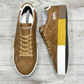 کفش اسپرت پول اند بیر pull&bear رنگ عسلی رویه حوله ای