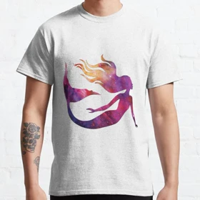 تیشرت the little mermaid طرح Mermaid Classic کد 201442