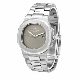 ساعت مردانه پتک فیلیپ مدل Patek 6058-G سیلور صفحه طوسی مهندسی