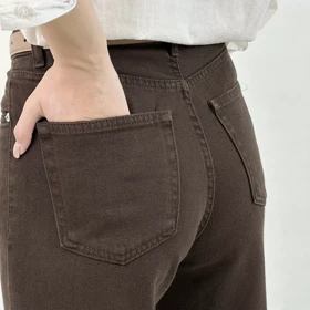 شلوار جین نیم بگ 1008252