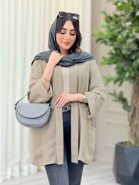 مانتو آستین پاکتی کمند
