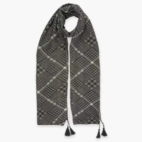 شال طرح هندسی زنانه - 39251767