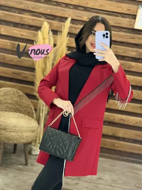 مانتو مازراتی یقه زنجیری