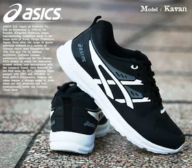 کفش مردانه Asics مدل Kavan (مشکی سفید)