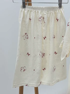 ست لباس راحتی بلوز و شلوارک کد 112