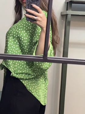 شومیز مجلسی جلو گره‌ای زنانه