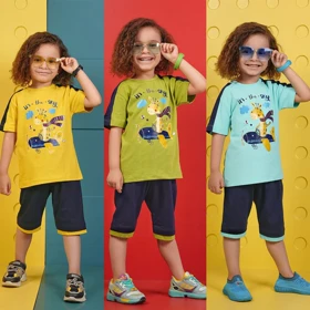 تیشرت شلوارک مدل زرافه
