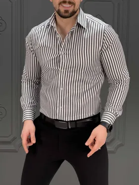 پیراهن 270502 AKOMOD طوسی