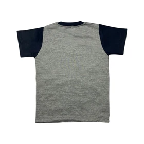 ست تیشرت آستین کوتاه و شلوارک پسرانه مدل PJ1140 رنگ آبی تیره