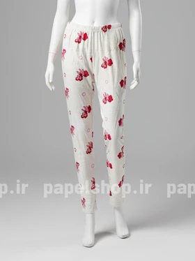 شلوار مخمل استیکر دار طرح یونیکورن