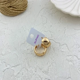 گوشواره زنانه حلقه‌ای ژوپینگ، طرحی مدرن و بی‌نظیر Xuping