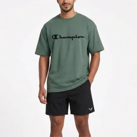 تیشرت اورسایز نخی مردانه زنانه 1991 مدل champion TS19131