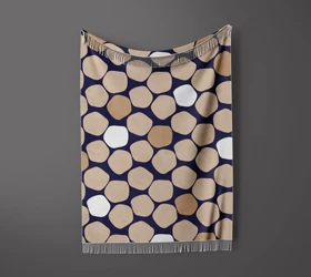 شال مبل ریش دار sofa shawl 11