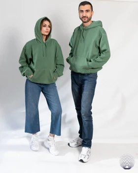 هودی سبز یونی سکس H&M راحت و اسپرت
