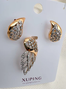 نیم ست طرح ققنوس ژوپینگ بدون زنجیر