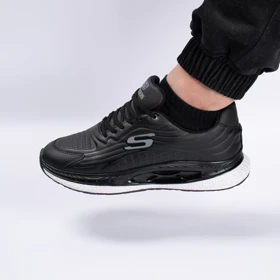 کتانی اسپرت مردانه و زنانه مدل اسکیچرز SKECHERS رنگ مشکی