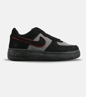 کفش مردانه و زنانه مشکی طوسی قرمز NIKE AIR FORCE