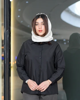 خرید عمده شومیز مشکی زنانه قیمت 328 تومن کد 7179