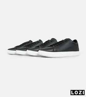 کفش کتانی مردانه و زنانه مشکی سفید BERSHKA