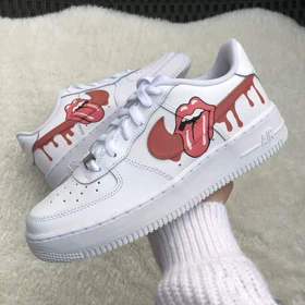 کفش اسپرت نایک ایرفورس مدل air force طرح lips logo nike