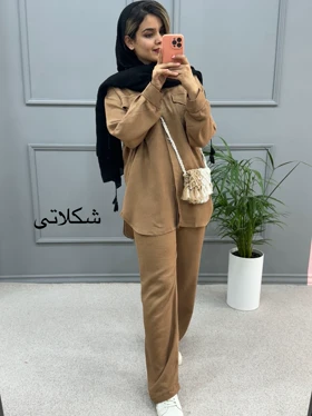 ست مانتو شلوار سلدا