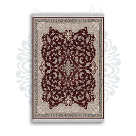 *جدید* فرشینه از جنس پارچه شانل مخمل ترک طرح فانتزی برند دفه کد 977