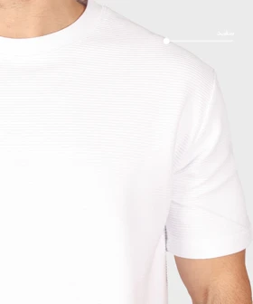 تیشرت لش ساده مشکی و سفید 1718