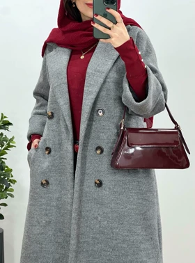 پالتو بلند آستردار بارلی 4 (ایراد دار)