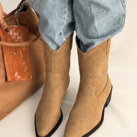 نیم بوت پاشنه گلدوزی شوگو4244