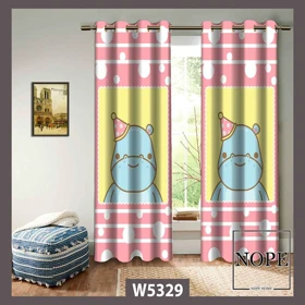 پرده کودک طرح اسب آبی مدل W5329