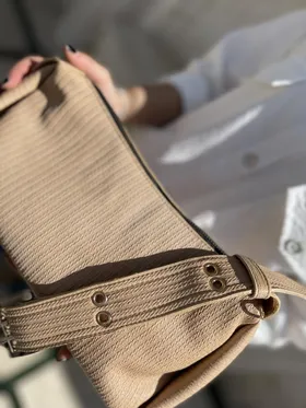 کیف دوشی زنانه گندمی